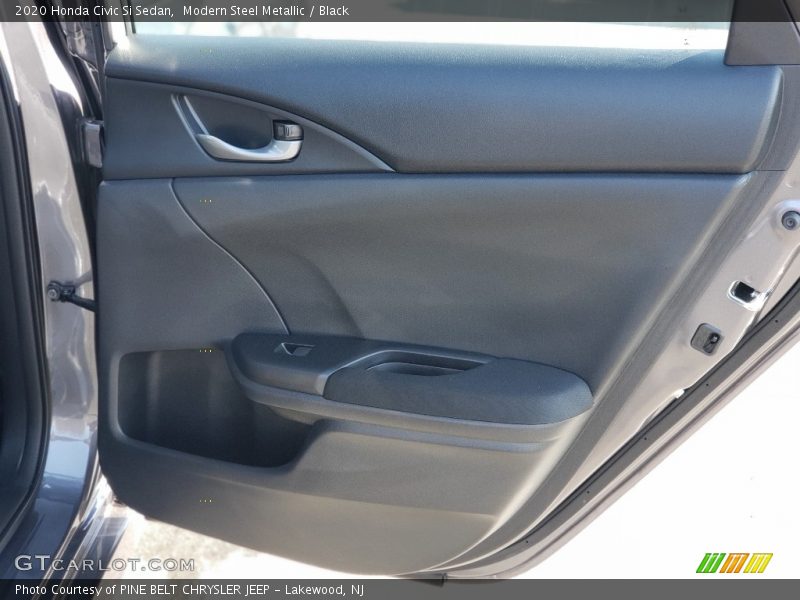 Modern Steel Metallic / Black 2020 Honda Civic Si Sedan