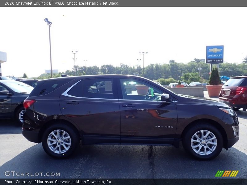 Chocolate Metallic / Jet Black 2020 Chevrolet Equinox LT AWD