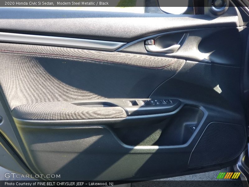 Modern Steel Metallic / Black 2020 Honda Civic Si Sedan