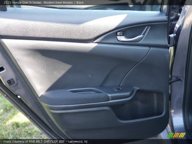 Modern Steel Metallic / Black 2020 Honda Civic Si Sedan