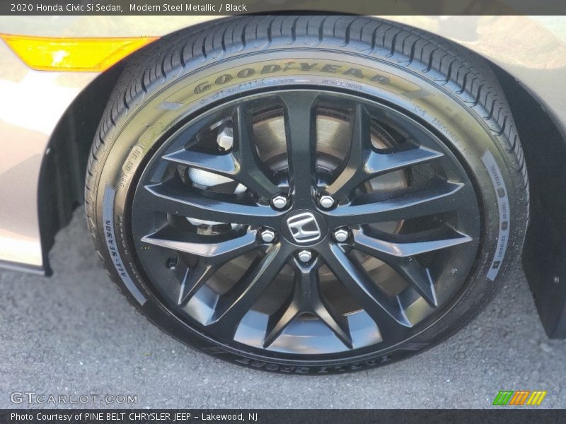Modern Steel Metallic / Black 2020 Honda Civic Si Sedan