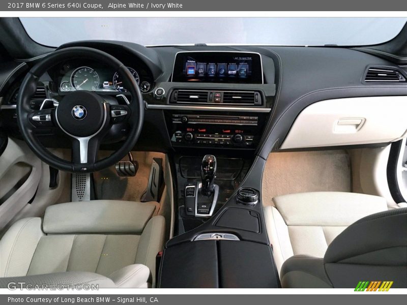 Dashboard of 2017 6 Series 640i Coupe