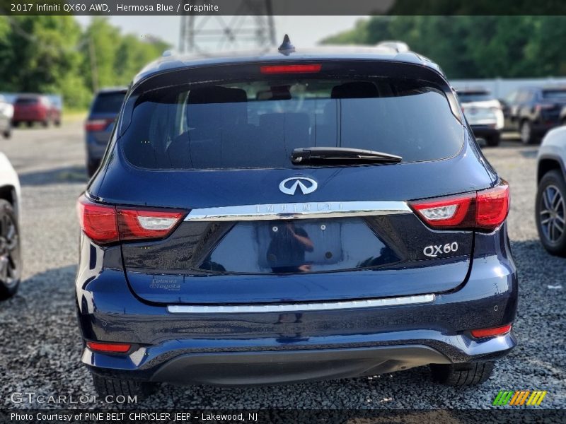 Hermosa Blue / Graphite 2017 Infiniti QX60 AWD