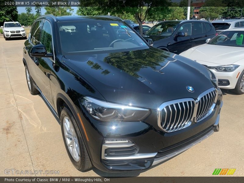 Jet Black / Black 2020 BMW X5 xDrive40i