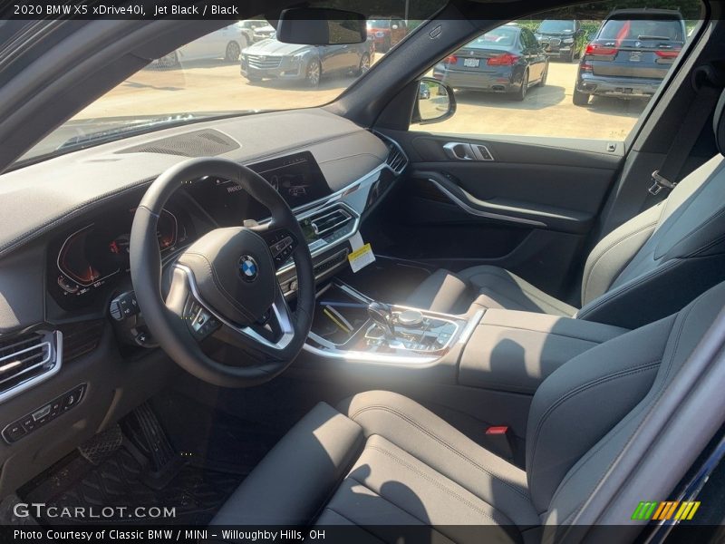Jet Black / Black 2020 BMW X5 xDrive40i