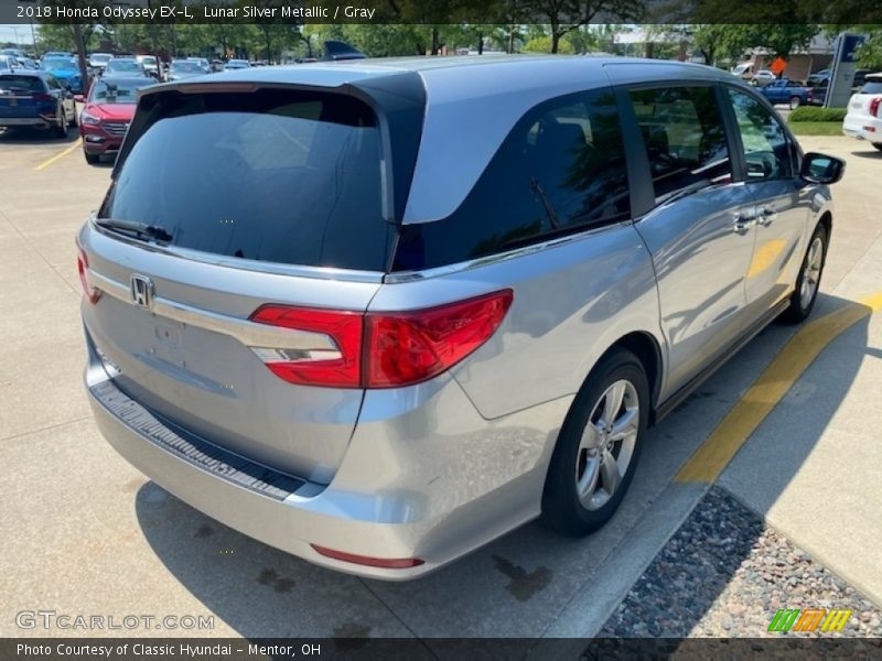 Lunar Silver Metallic / Gray 2018 Honda Odyssey EX-L