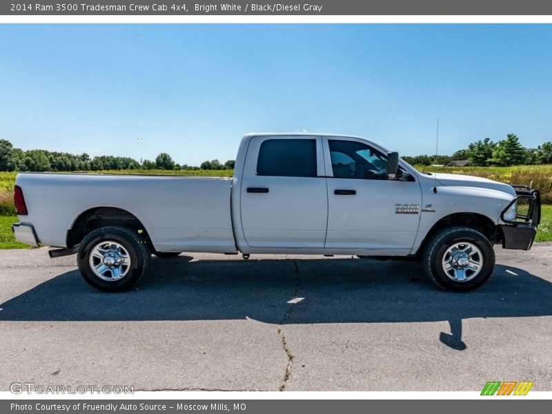 Bright White / Black/Diesel Gray 2014 Ram 3500 Tradesman Crew Cab 4x4