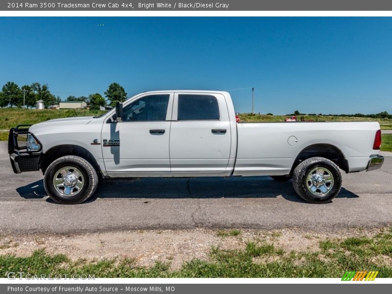 Bright White / Black/Diesel Gray 2014 Ram 3500 Tradesman Crew Cab 4x4