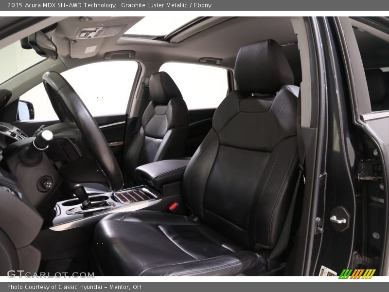 Graphite Luster Metallic / Ebony 2015 Acura MDX SH-AWD Technology
