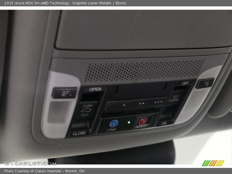 Graphite Luster Metallic / Ebony 2015 Acura MDX SH-AWD Technology