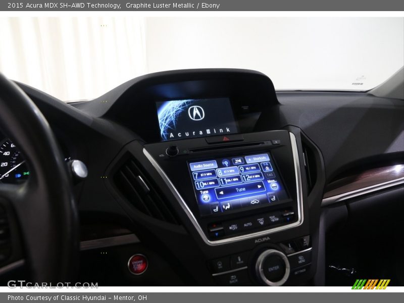 Graphite Luster Metallic / Ebony 2015 Acura MDX SH-AWD Technology