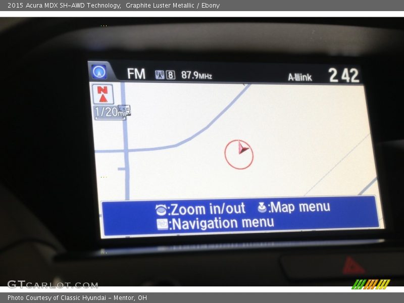 Graphite Luster Metallic / Ebony 2015 Acura MDX SH-AWD Technology