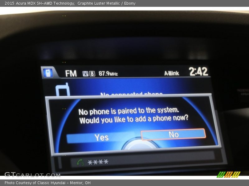 Graphite Luster Metallic / Ebony 2015 Acura MDX SH-AWD Technology