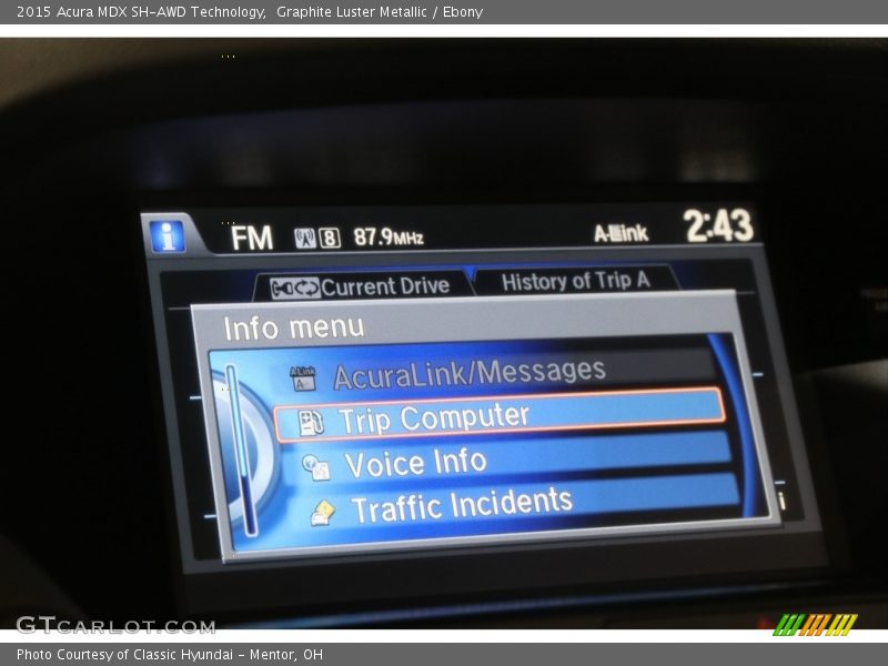 Graphite Luster Metallic / Ebony 2015 Acura MDX SH-AWD Technology