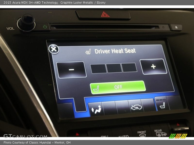 Graphite Luster Metallic / Ebony 2015 Acura MDX SH-AWD Technology