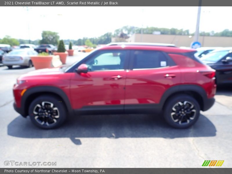 Scarlet Red Metallic / Jet Black 2021 Chevrolet TrailBlazer LT AWD