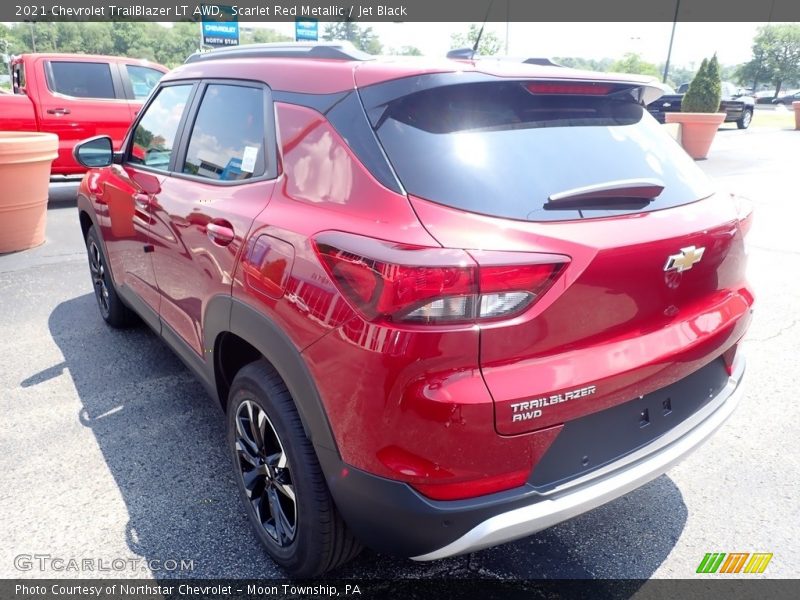 Scarlet Red Metallic / Jet Black 2021 Chevrolet TrailBlazer LT AWD