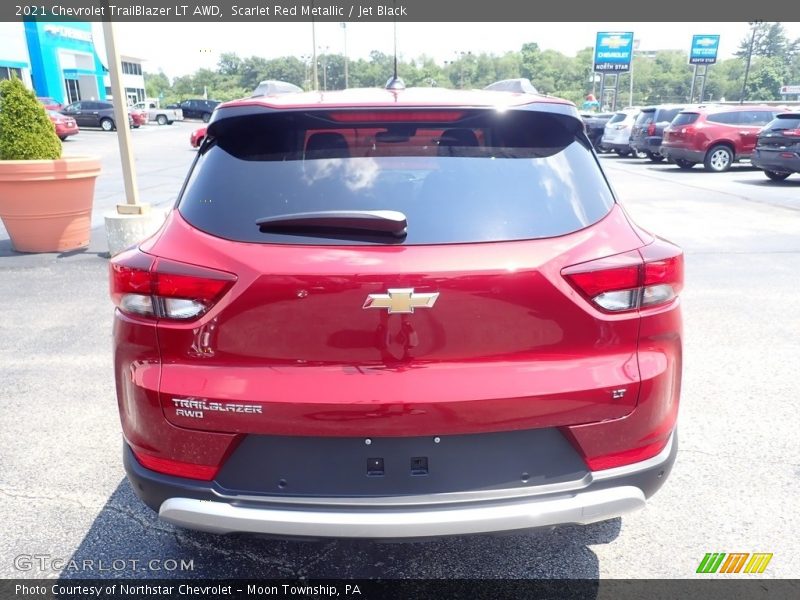 Scarlet Red Metallic / Jet Black 2021 Chevrolet TrailBlazer LT AWD