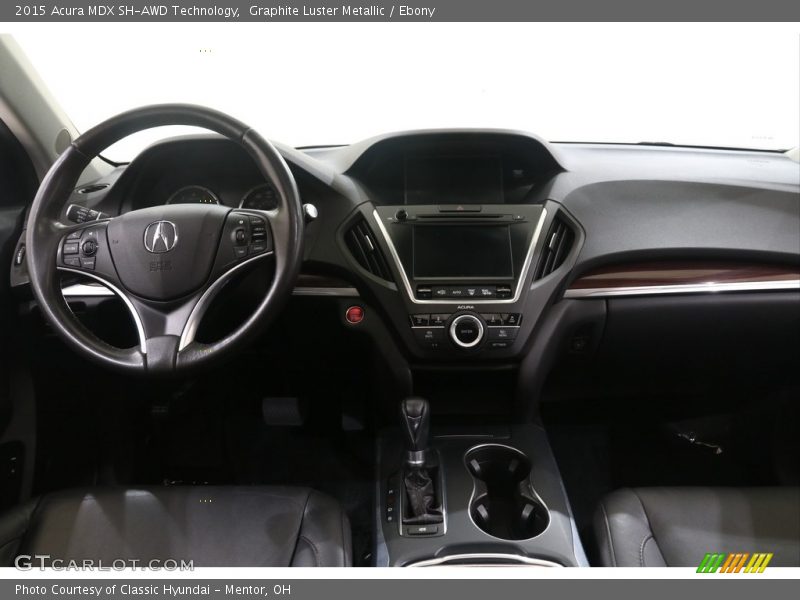 Graphite Luster Metallic / Ebony 2015 Acura MDX SH-AWD Technology