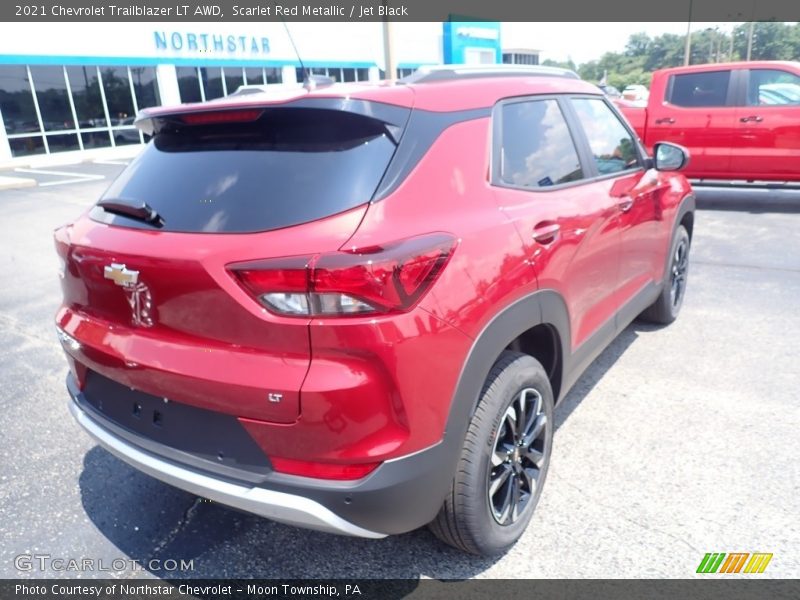 Scarlet Red Metallic / Jet Black 2021 Chevrolet Trailblazer LT AWD