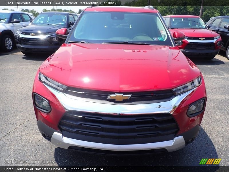 Scarlet Red Metallic / Jet Black 2021 Chevrolet TrailBlazer LT AWD