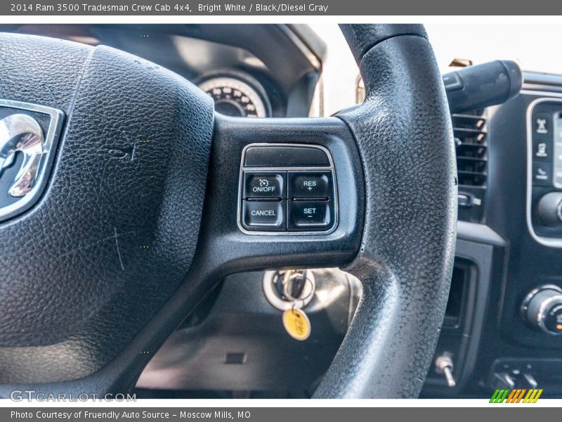 Bright White / Black/Diesel Gray 2014 Ram 3500 Tradesman Crew Cab 4x4