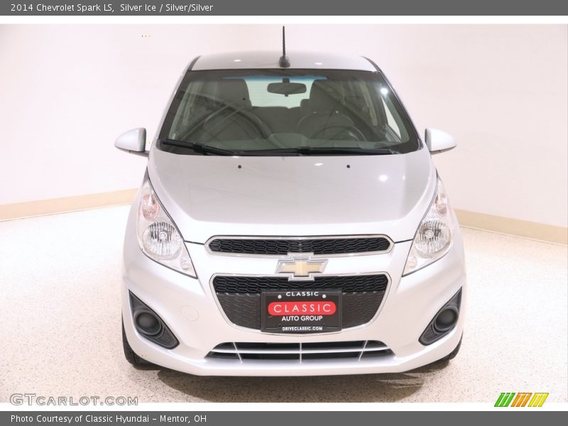 Silver Ice / Silver/Silver 2014 Chevrolet Spark LS