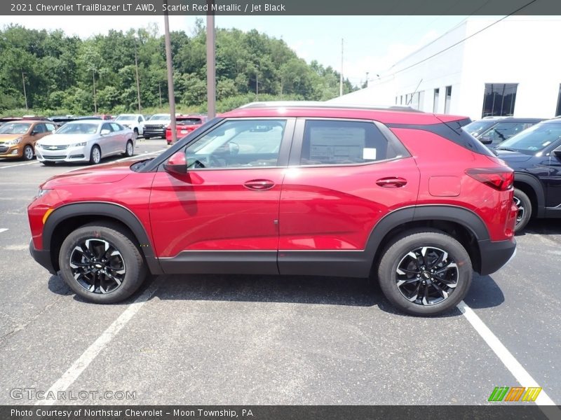 Scarlet Red Metallic / Jet Black 2021 Chevrolet TrailBlazer LT AWD