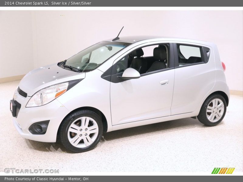 Silver Ice / Silver/Silver 2014 Chevrolet Spark LS