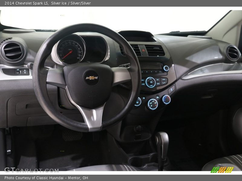 Silver Ice / Silver/Silver 2014 Chevrolet Spark LS