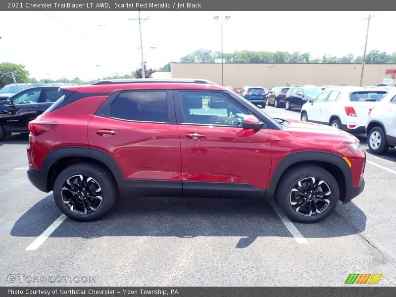 Scarlet Red Metallic / Jet Black 2021 Chevrolet TrailBlazer LT AWD