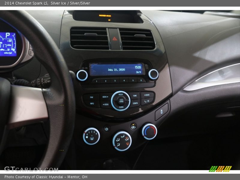 Silver Ice / Silver/Silver 2014 Chevrolet Spark LS