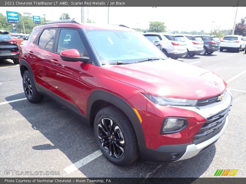 Scarlet Red Metallic / Jet Black 2021 Chevrolet TrailBlazer LT AWD