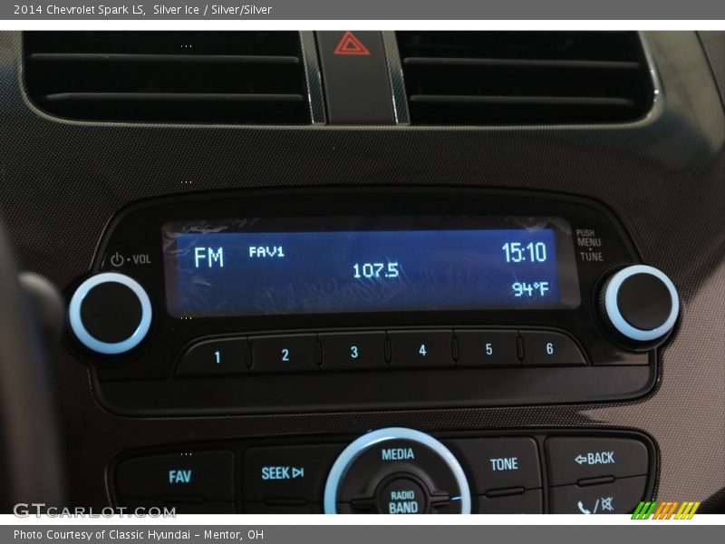 Silver Ice / Silver/Silver 2014 Chevrolet Spark LS