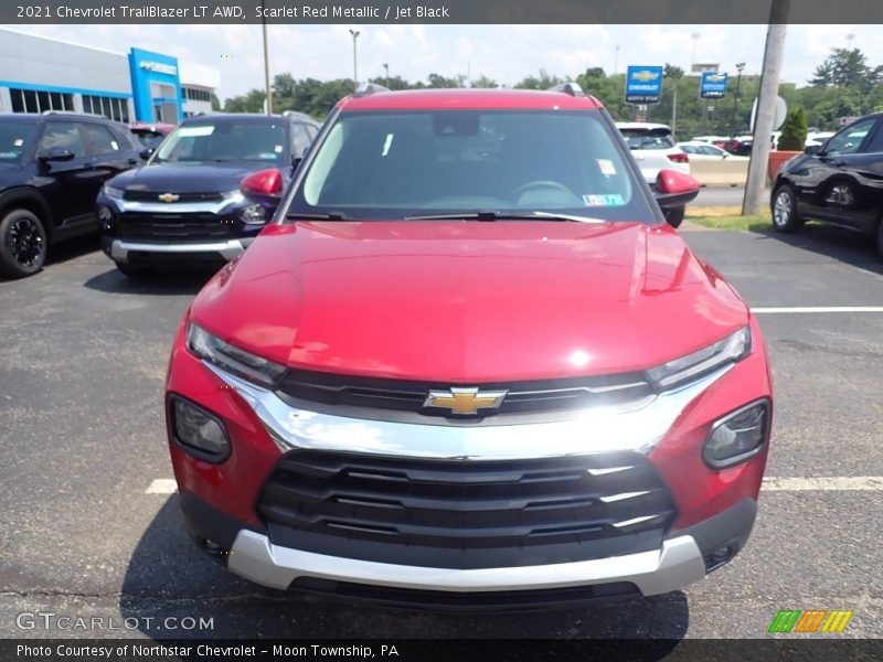Scarlet Red Metallic / Jet Black 2021 Chevrolet TrailBlazer LT AWD