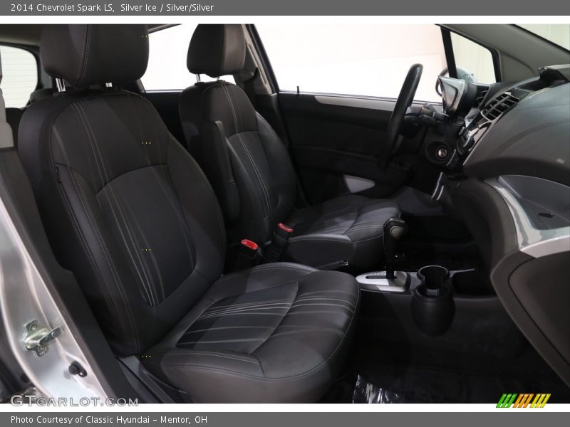 Silver Ice / Silver/Silver 2014 Chevrolet Spark LS