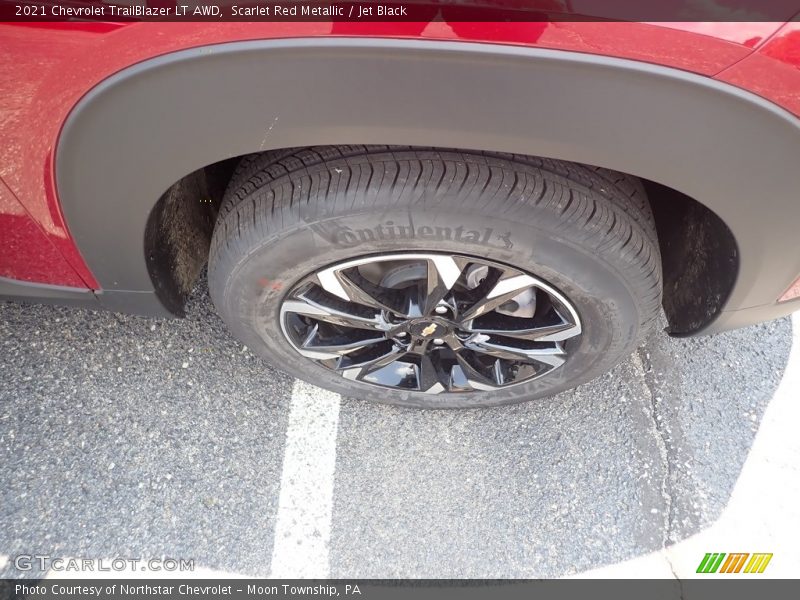 Scarlet Red Metallic / Jet Black 2021 Chevrolet TrailBlazer LT AWD