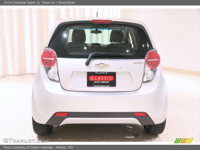 Silver Ice / Silver/Silver 2014 Chevrolet Spark LS