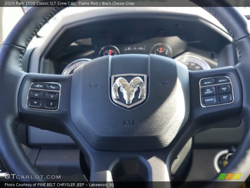 Flame Red / Black/Diesel Gray 2020 Ram 1500 Classic SLT Crew Cab