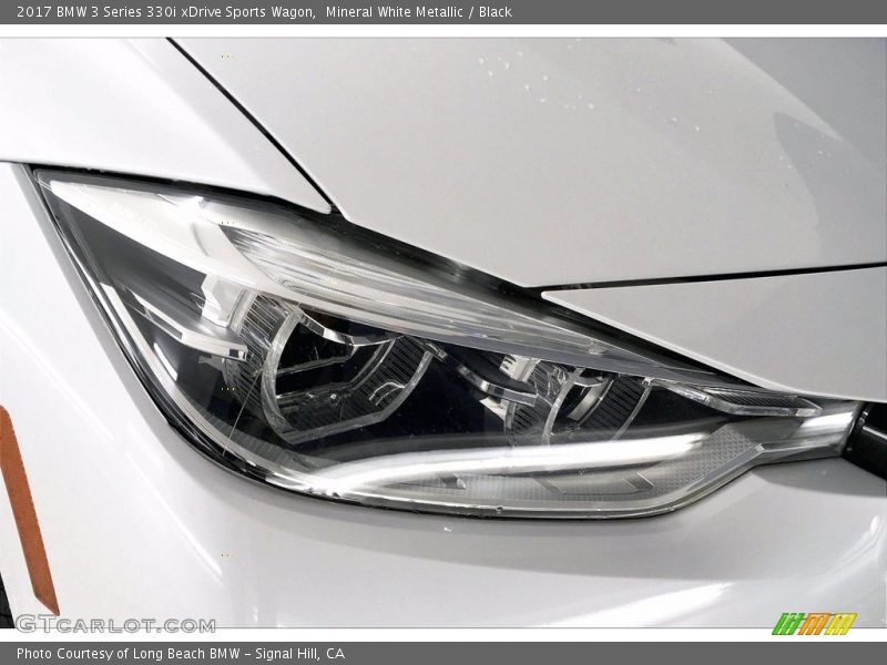 Mineral White Metallic / Black 2017 BMW 3 Series 330i xDrive Sports Wagon