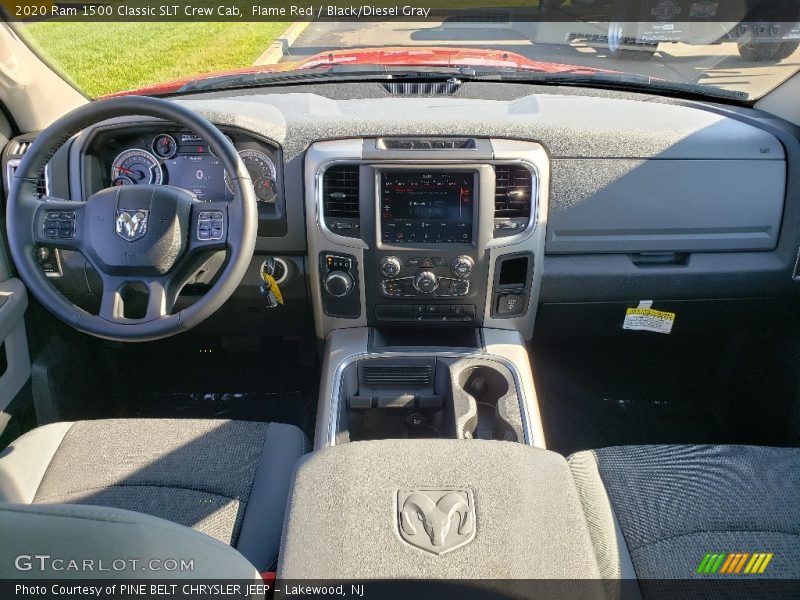 Flame Red / Black/Diesel Gray 2020 Ram 1500 Classic SLT Crew Cab