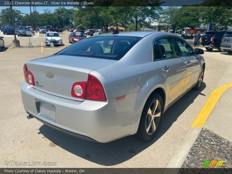 Silver Ice Metallic / Ebony 2012 Chevrolet Malibu LT