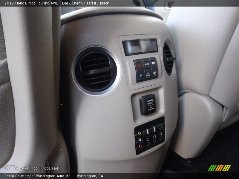 Dark Cherry Pearl II / Black 2012 Honda Pilot Touring 4WD