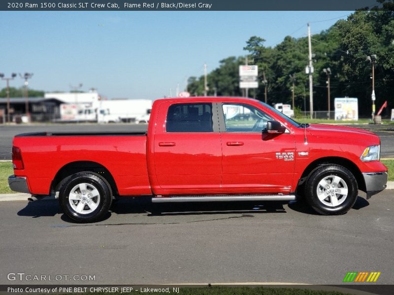 Flame Red / Black/Diesel Gray 2020 Ram 1500 Classic SLT Crew Cab