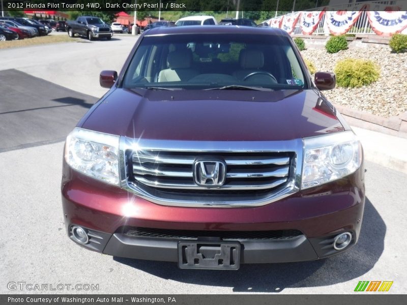 Dark Cherry Pearl II / Black 2012 Honda Pilot Touring 4WD