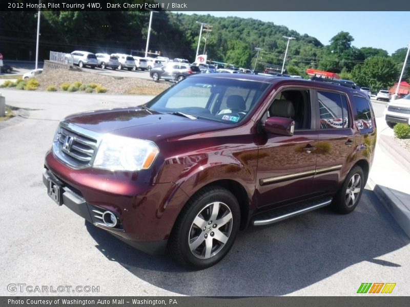 Dark Cherry Pearl II / Black 2012 Honda Pilot Touring 4WD