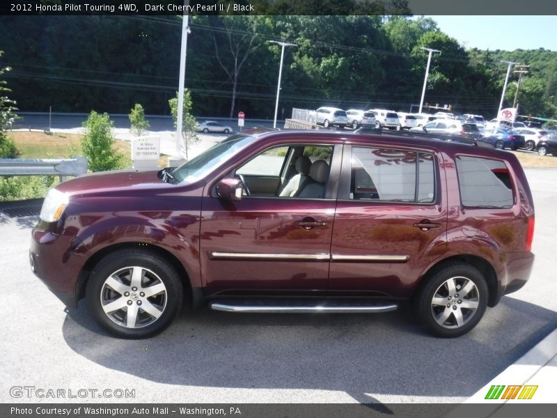 Dark Cherry Pearl II / Black 2012 Honda Pilot Touring 4WD