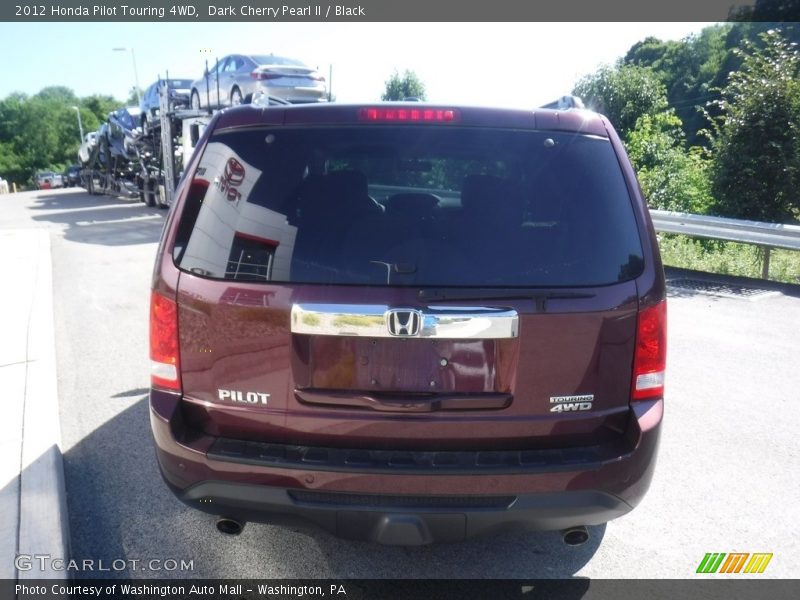 Dark Cherry Pearl II / Black 2012 Honda Pilot Touring 4WD