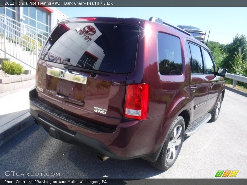 Dark Cherry Pearl II / Black 2012 Honda Pilot Touring 4WD