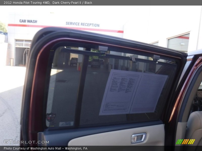 Dark Cherry Pearl II / Black 2012 Honda Pilot Touring 4WD